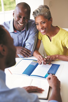 ouple Meeting With Financial Advisor